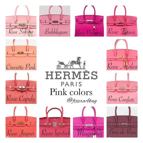 hermes bags pics|hermes handbags color chart.